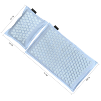 Premium Acupressuur Set Lotus Beau Blue met mat & kussen | YoZenga